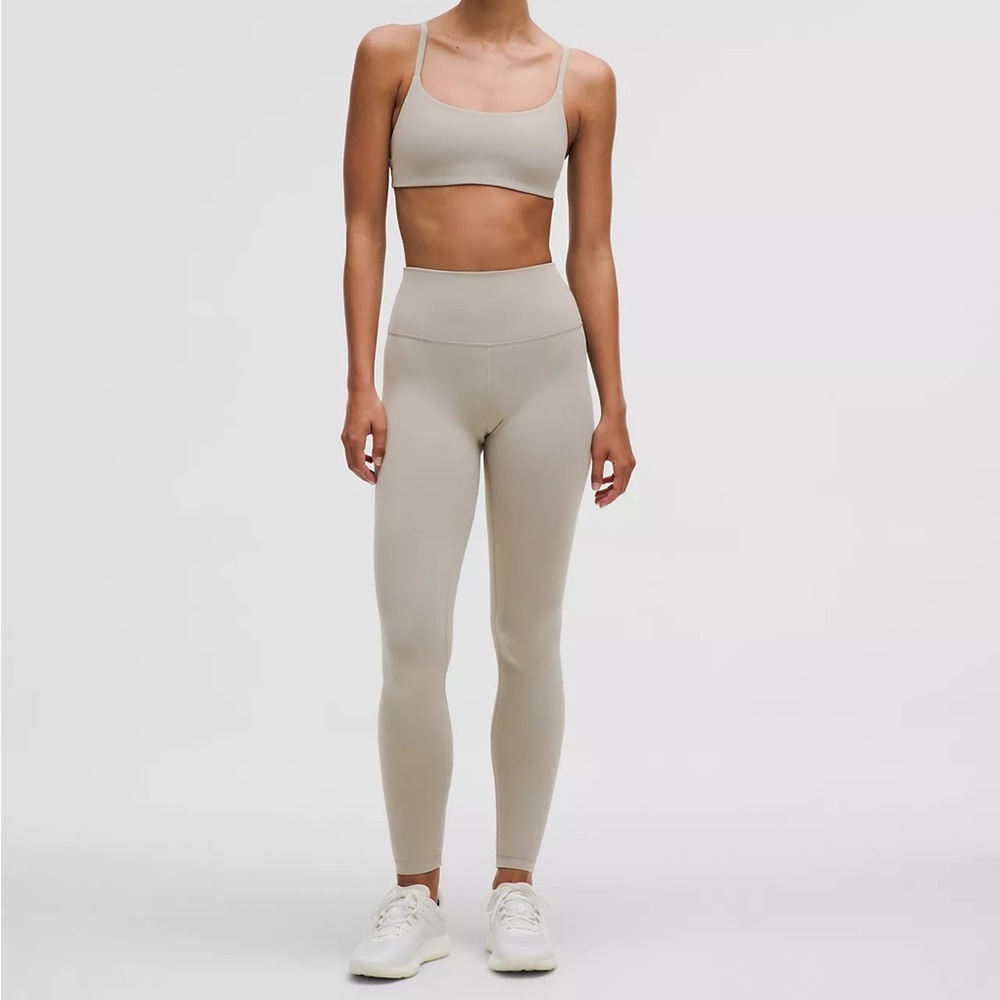 NWT Lululemon Wunder Train High-Rise Tight 28" in Riverstone - Size 8